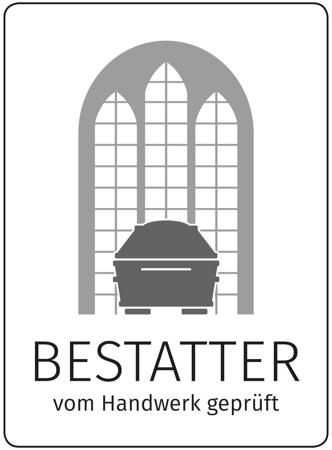 Das Fachzeichen des Bundesverbandes Deutscher Bestatter